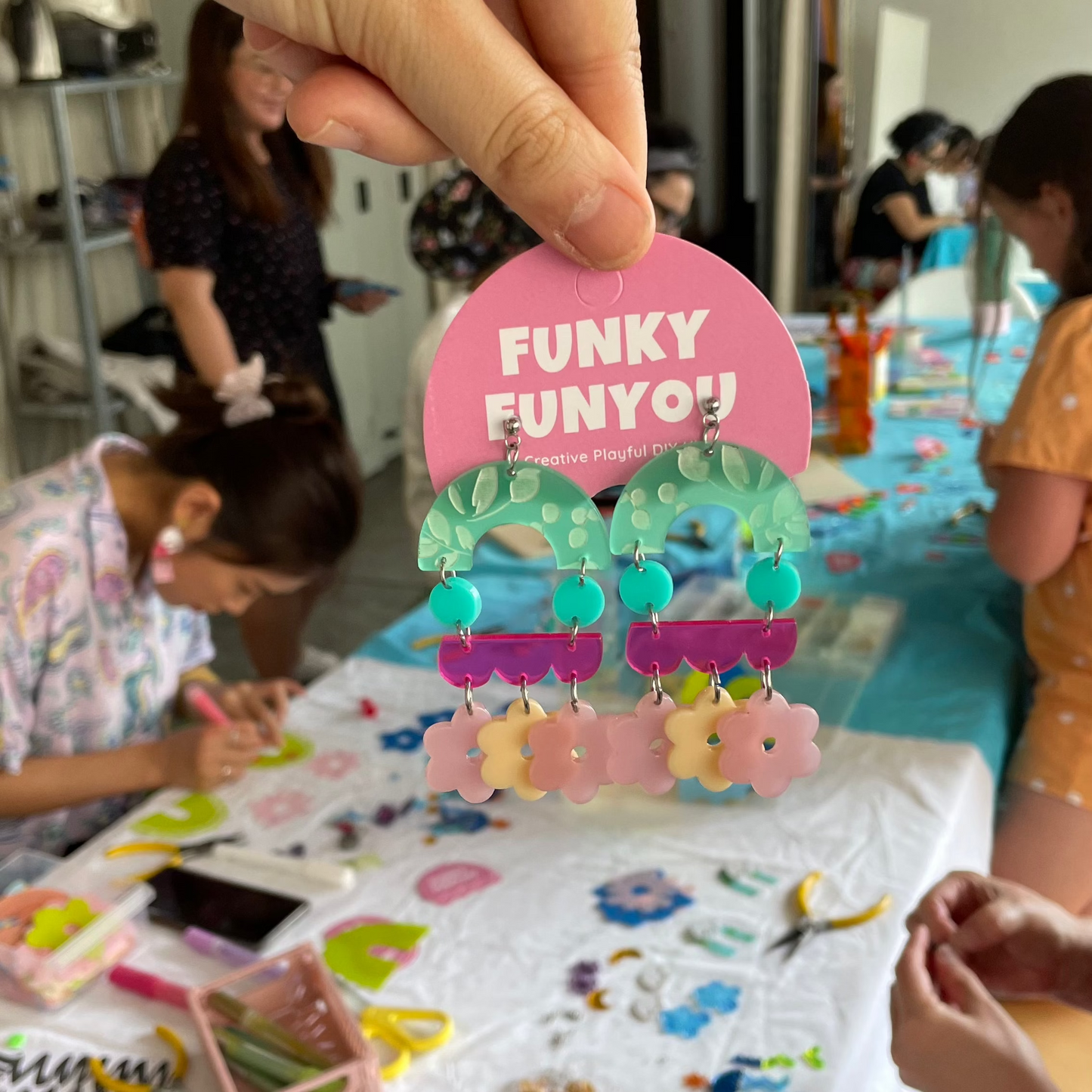UV Resin and Laser-cutting Acrylic Jewellery Workshop