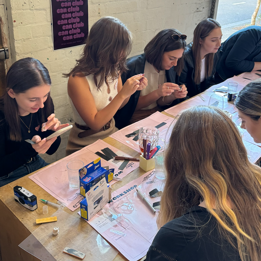 Organic Silver Ring Making Class with Stones Workshop