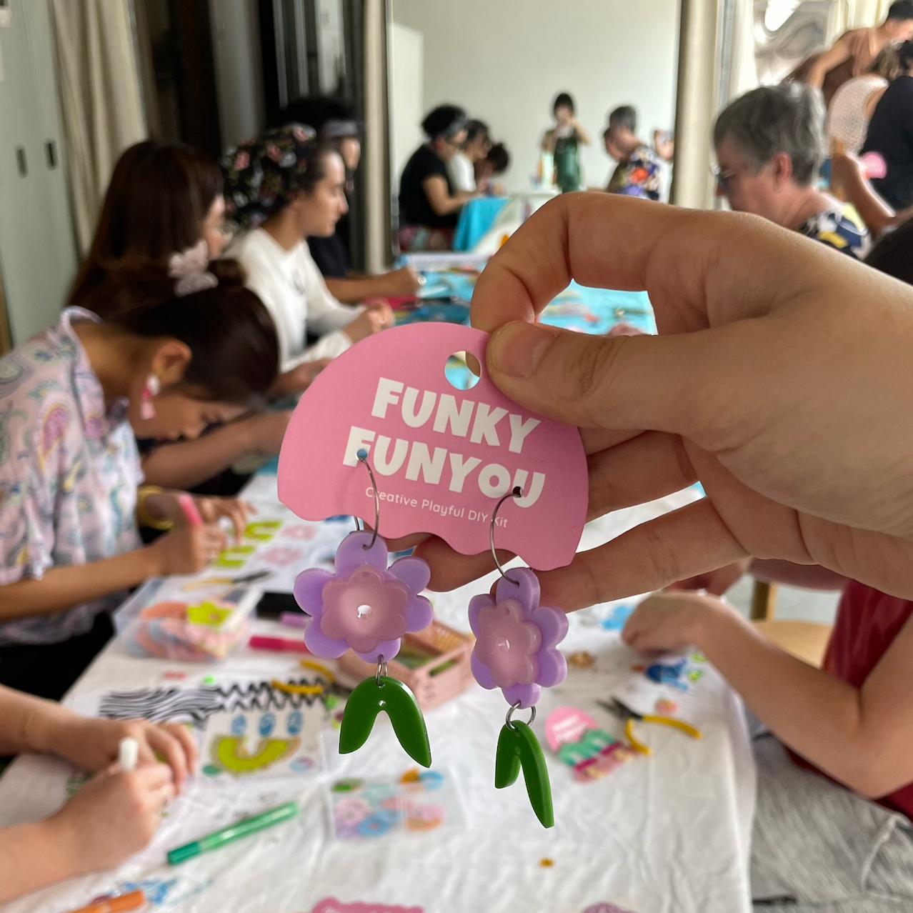 UV Resin and Laser-cutting Acrylic Jewellery Workshop