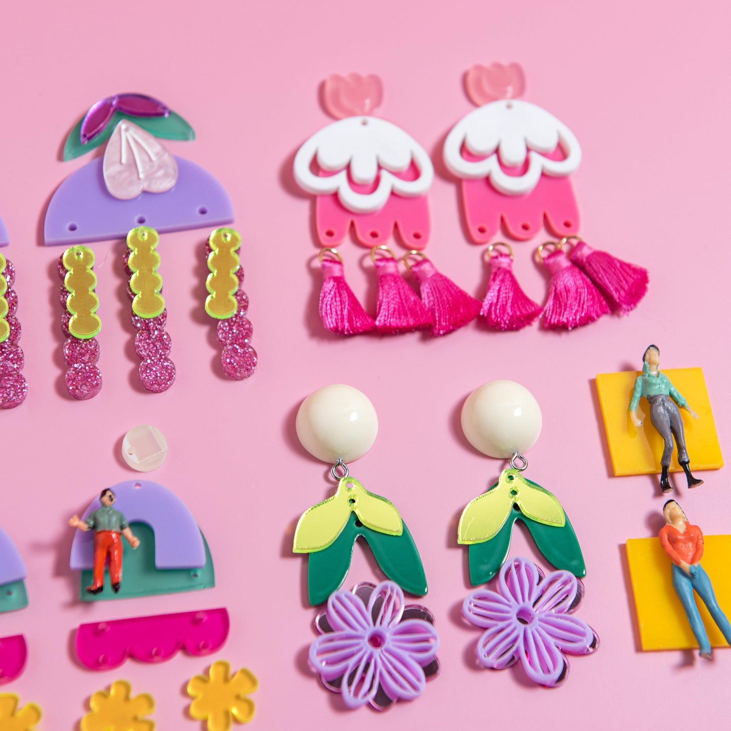 BLOOMING EARRING DIY KIT - FunkyFunYou-Creative Statement Earrings & DIY Kit