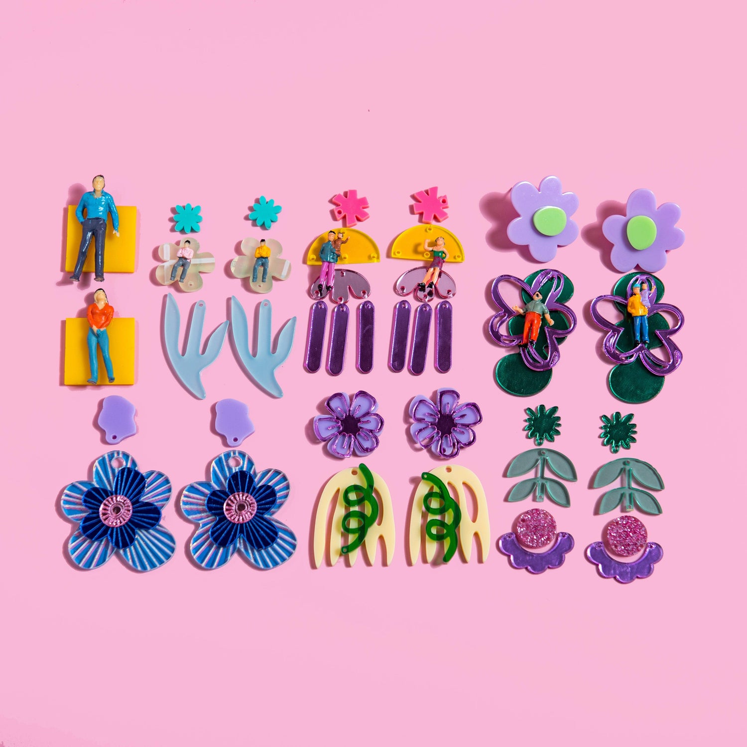 FLOURISH EARRING DIY KIT - FunkyFunYou-Creative Statement Earrings & DIY Kit