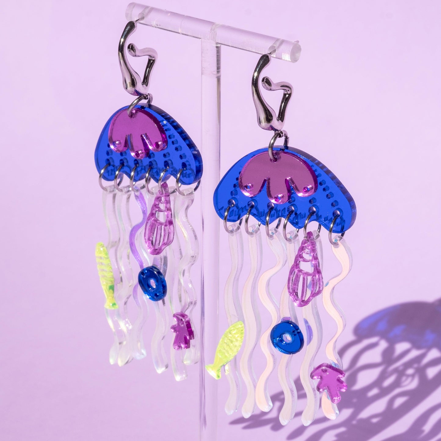 JELLYFISH STATEMENT EARRINGS - FunkyFunYou-Creative Statement Earrings & DIY Kit