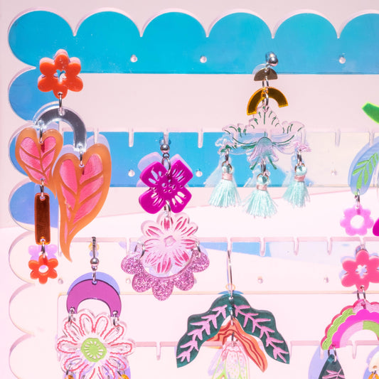 PAINTED BLOOMS EARRING KIT - FunkyFunYou-Creative Statement Earrings & DIY Kit