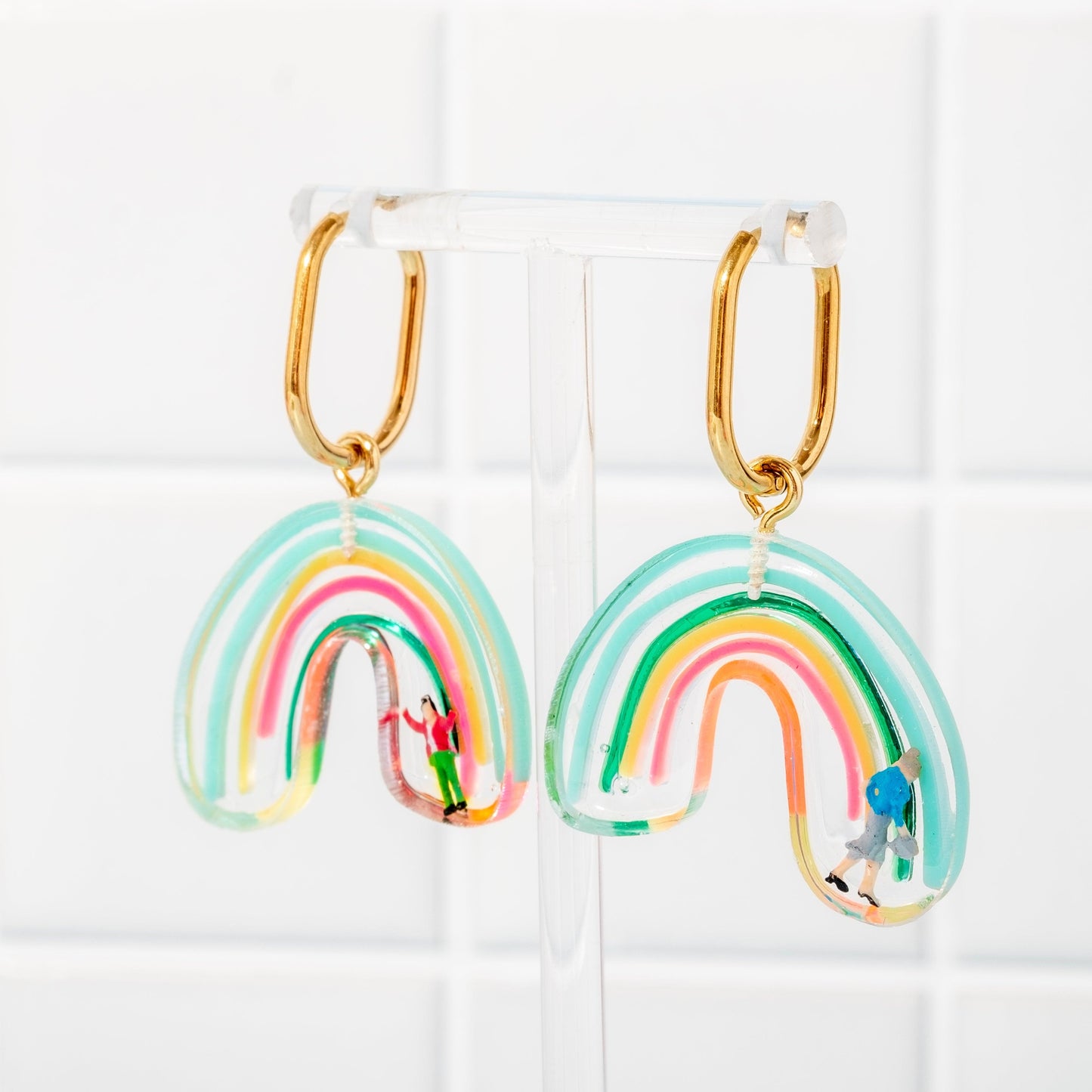 RAINBOW - FunkyFunYou-Creative Statement Earrings & DIY Kit