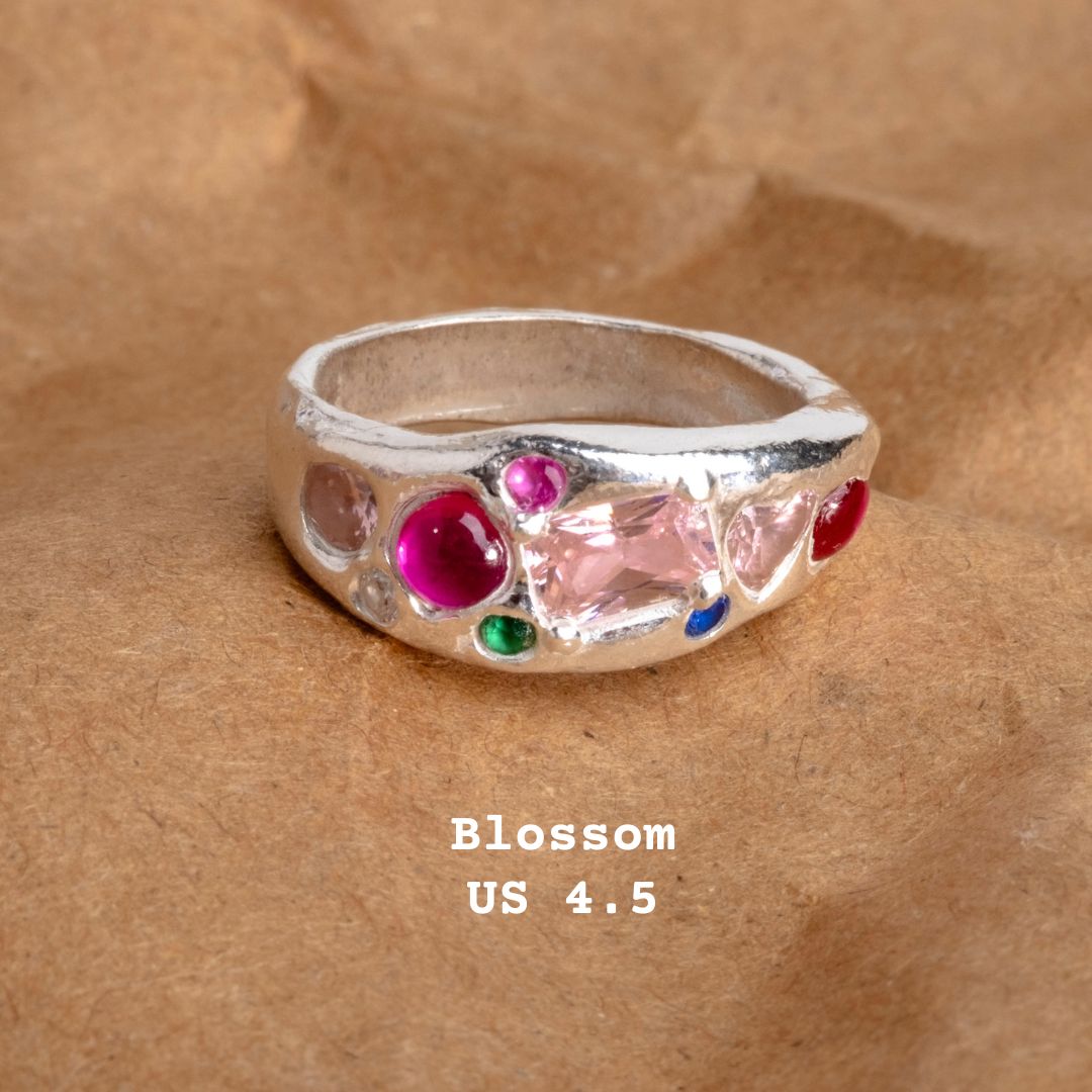 Glossy Gem Garden Ring