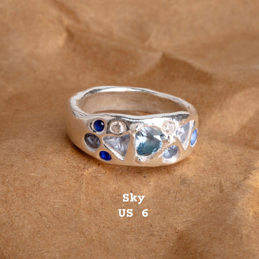 Glossy Gem Garden Ring