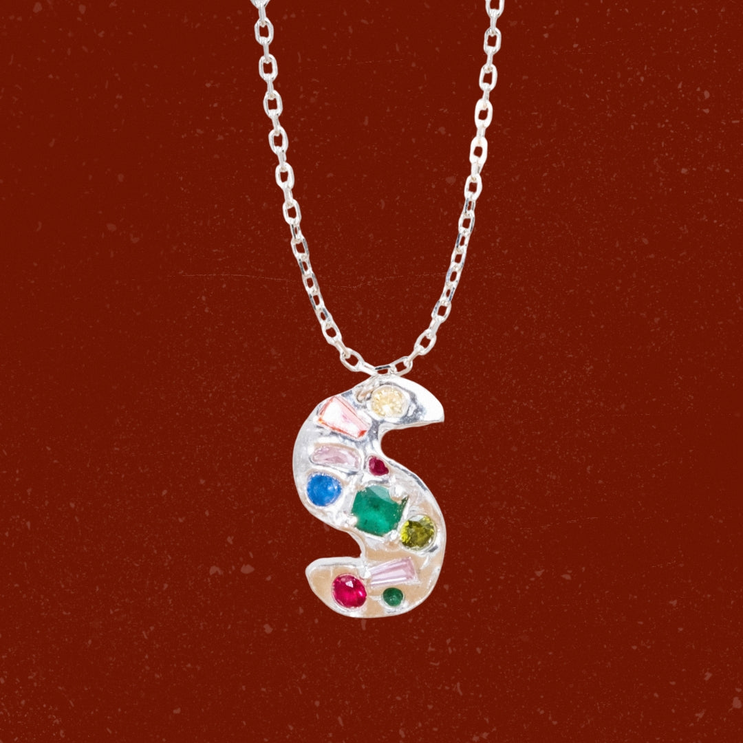 Wonky Initial Charms