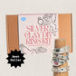 DAZZLING DIY SILVER RING KIT
