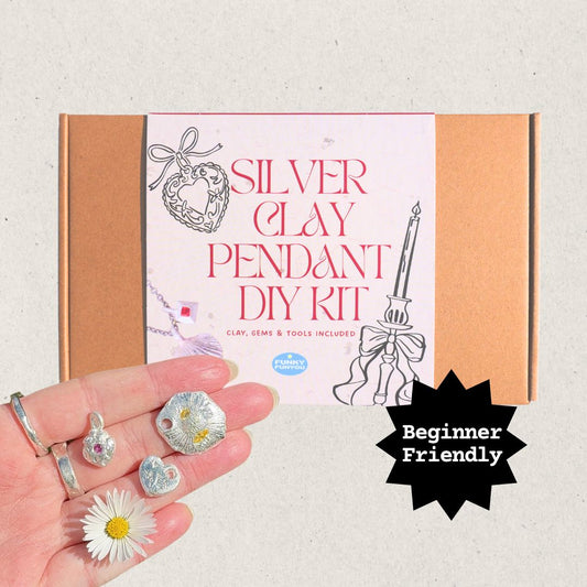 DAZZLING DIY SILVER PENDANT KIT