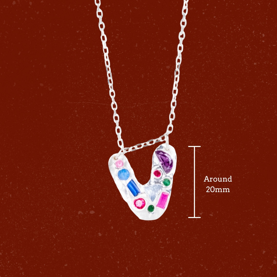 Wonky Initial Charms