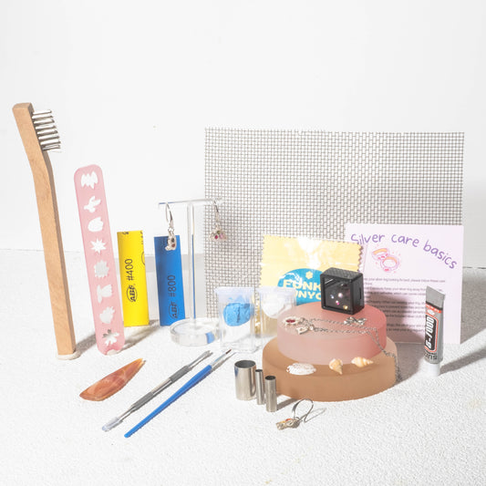 DAZZLING DIY SILVER PENDANT KIT