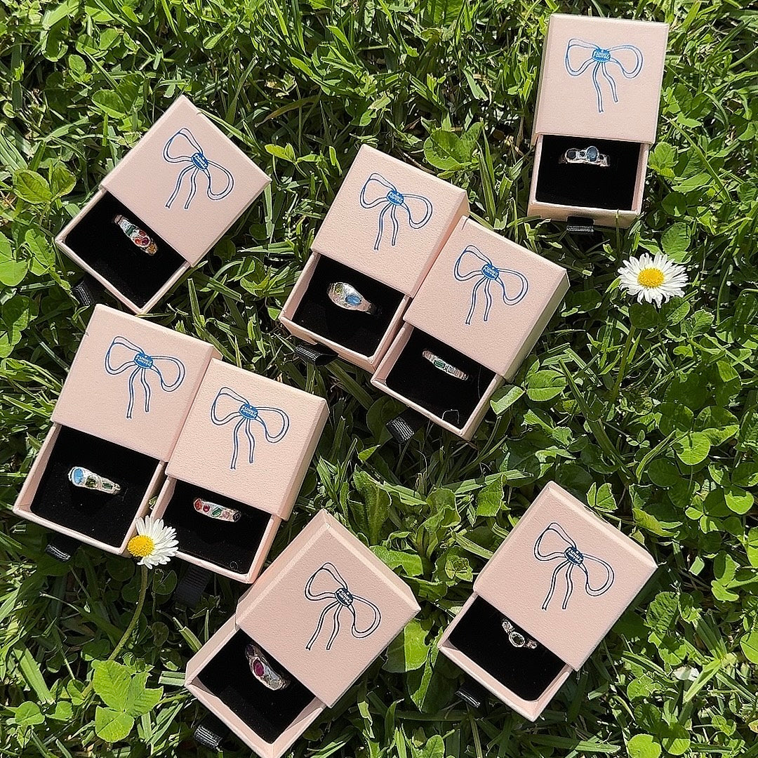 Organic Silver Ring Making Class with Stones Workshop