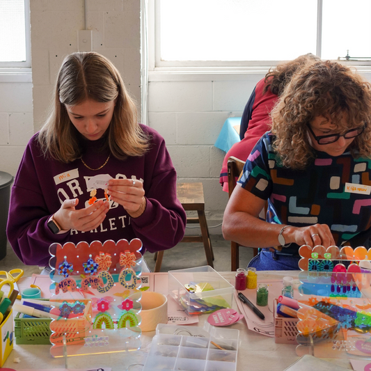 Laser-cutting Acrylic Jewellery Workshop