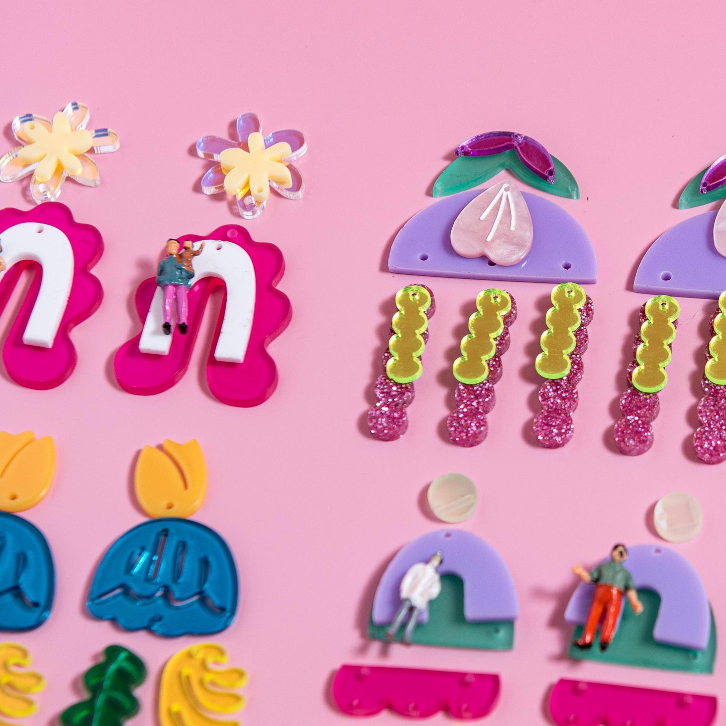 BLOOMING EARRING DIY KIT - FunkyFunYou-Creative Statement Earrings & DIY Kit