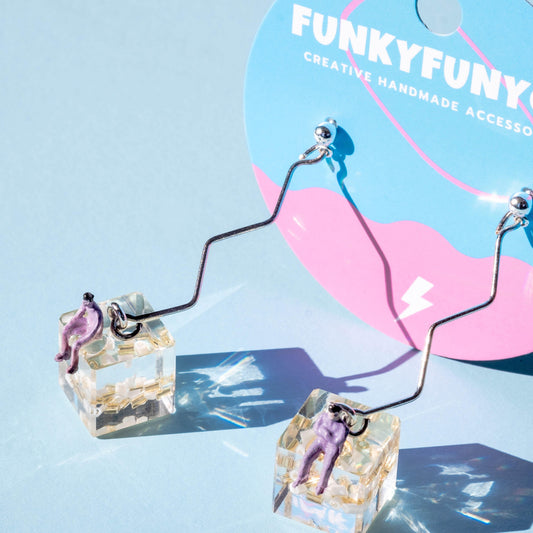 CONTEMPLATION - FunkyFunYou-Creative Statement Earrings & DIY Kit