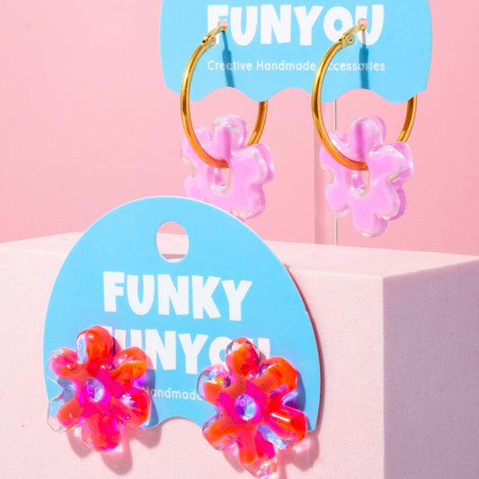 DAZZLE HOOP - FunkyFunYou-Creative Statement Earrings & DIY Kit