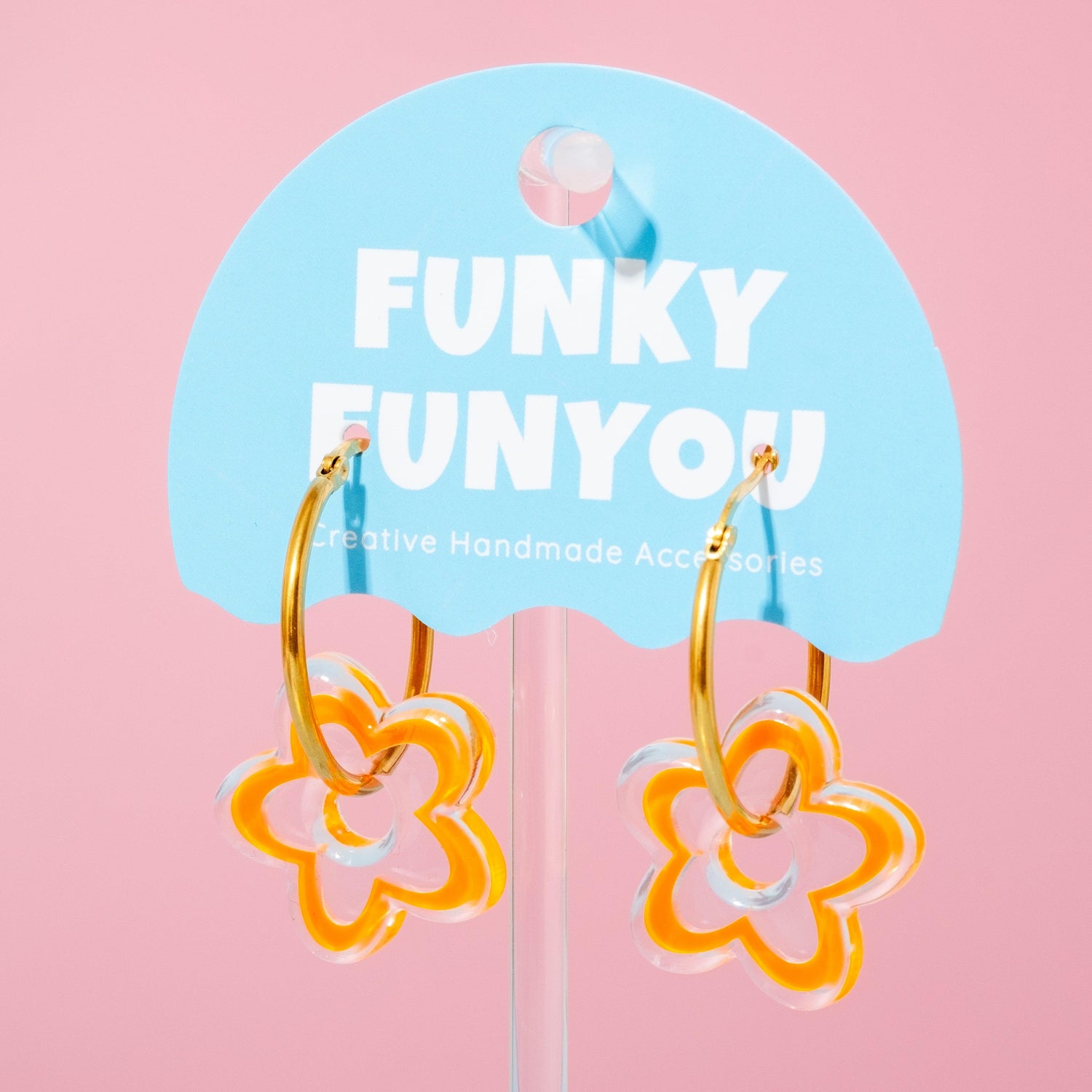 DAZZLE HOOP - FunkyFunYou-Creative Statement Earrings & DIY Kit