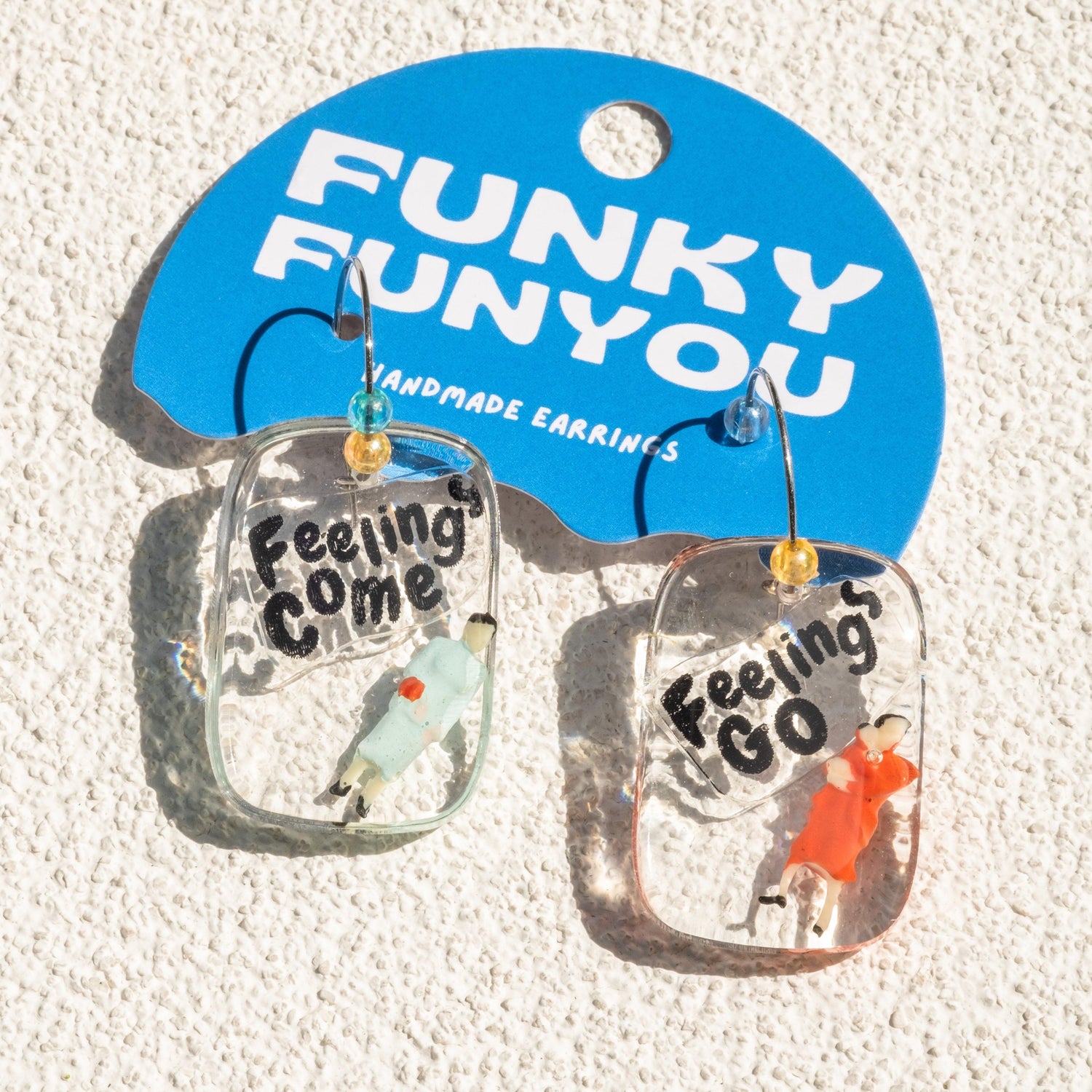 FEELINGS COME - FunkyFunYou-Creative Statement Earrings & DIY Kit