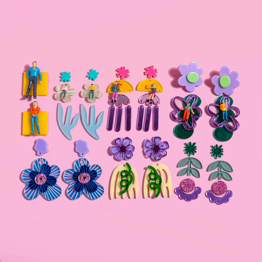 FLOURISH EARRING DIY KIT - FunkyFunYou-Creative Statement Earrings & DIY Kit