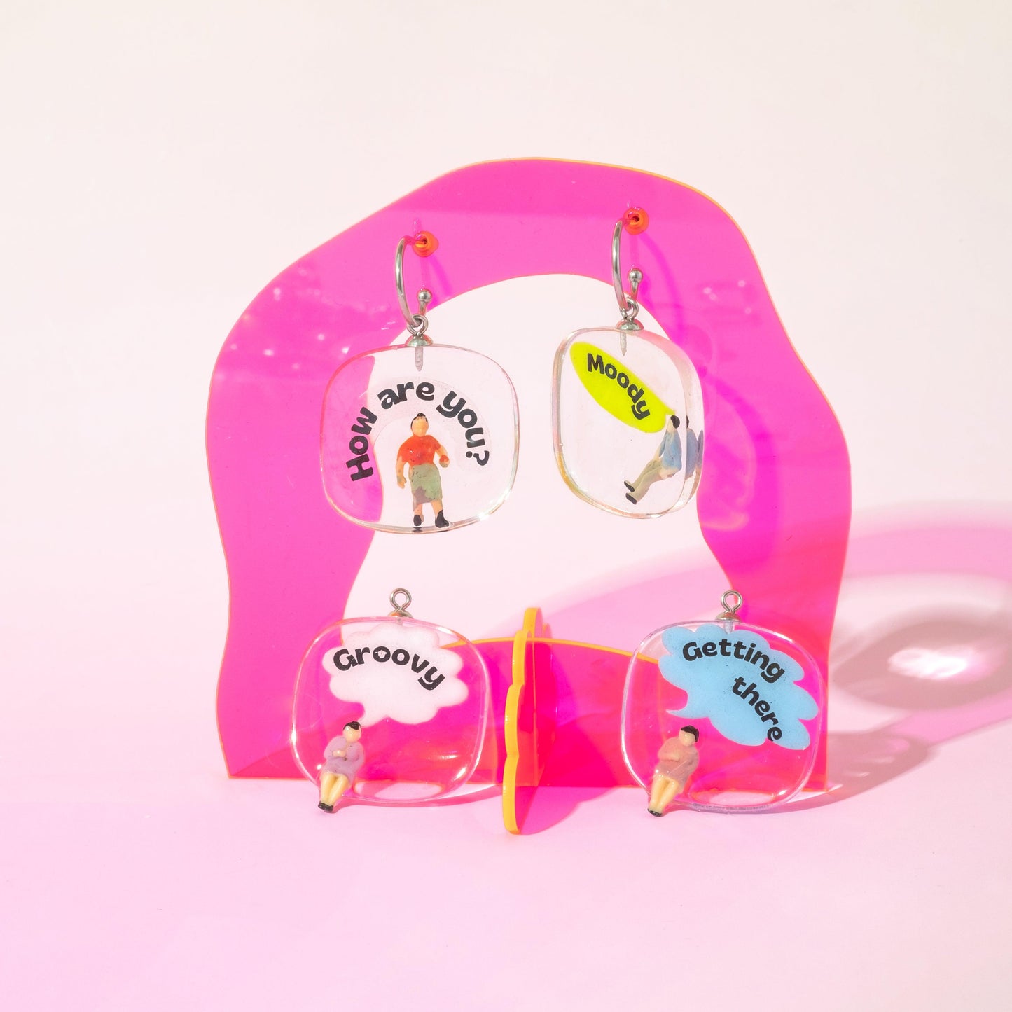 HOW ARE YOU (EARRING SET) - FunkyFunYou-Creative Statement Earrings & DIY Kit