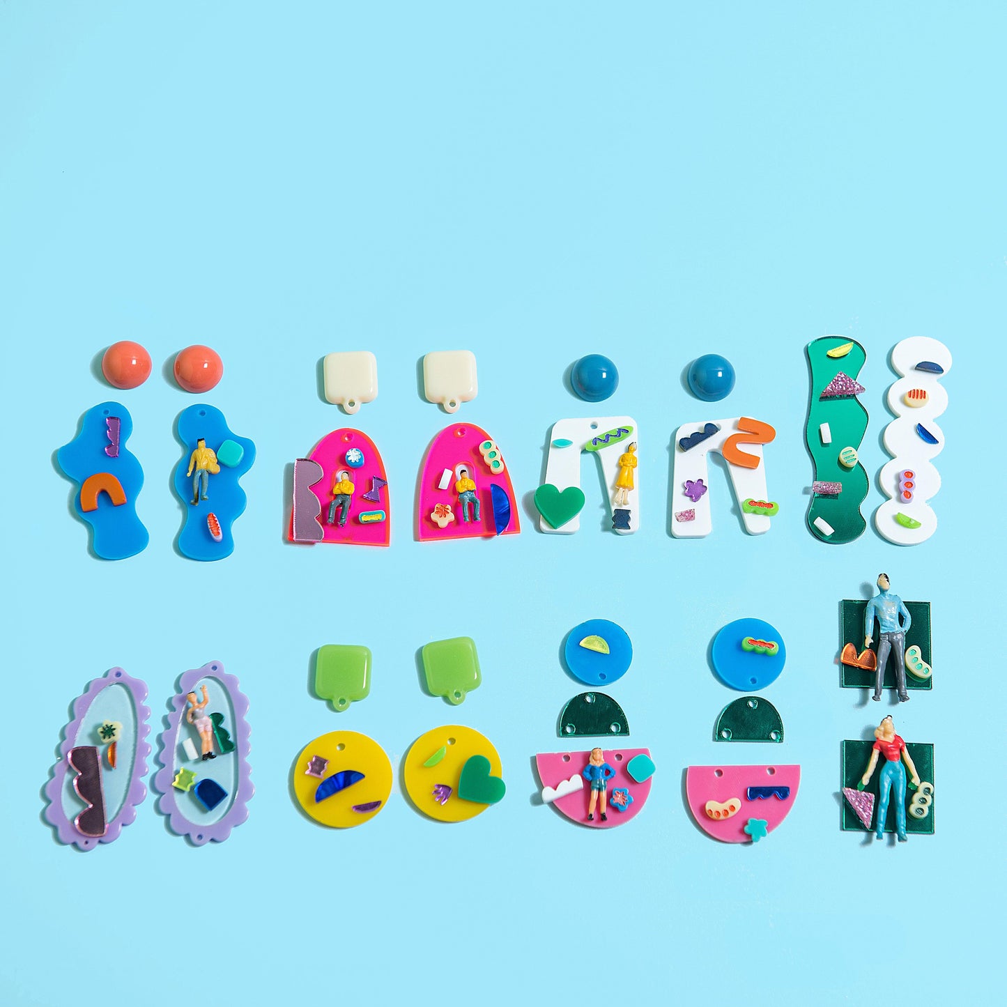 MICRO FRIENDS DIY KIT - FunkyFunYou-Creative Statement Earrings & DIY Kit